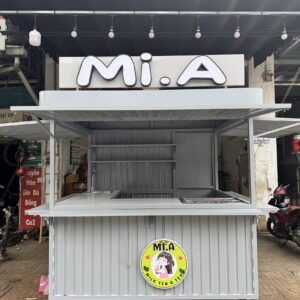 Kiosk bán hàng ăn vặt