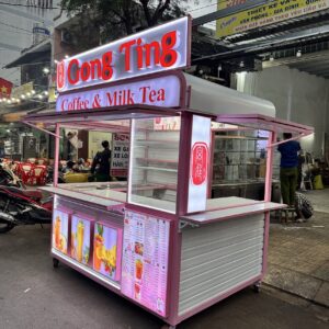 Alternative view of Kiosk bán trà sữa