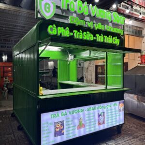 Kiosk bán cafe, trà sữa