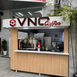 Kiosk lưu động bán Cafe