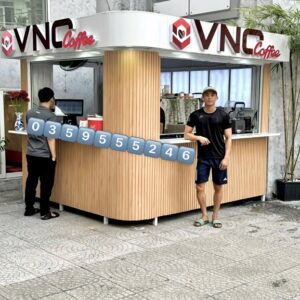 Alternative view of Kiosk lưu động bán Cafe