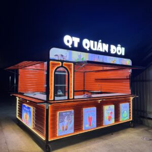 Kiosk bán trà trái cây