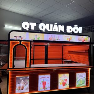 Alternative view of Kiosk bán trà trái cây