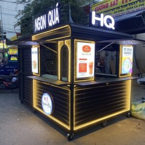 Kiosk lưu động bán Trà