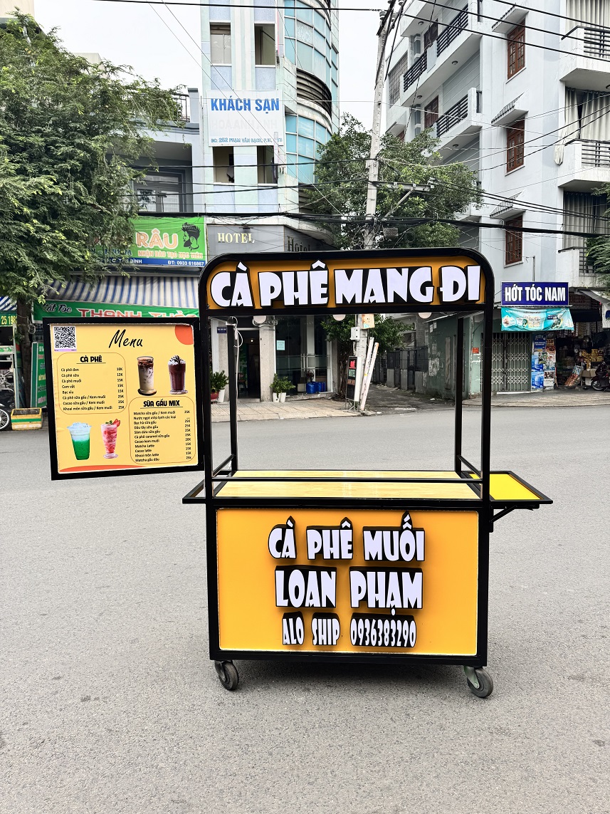 Quầy bán hàng cà phê muối - Ảnh 2
