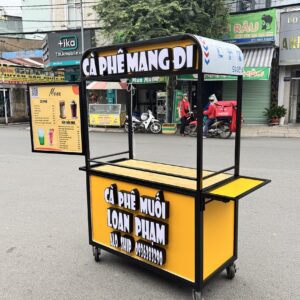 Quầy bán hàng cà phê muối
