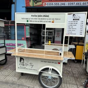 Quầy xe ba bánh kinh doanh
