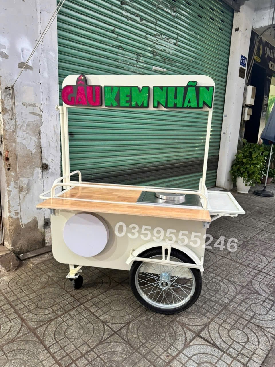 Xe ba bánh bán cafe, trà sữa - Ảnh 11