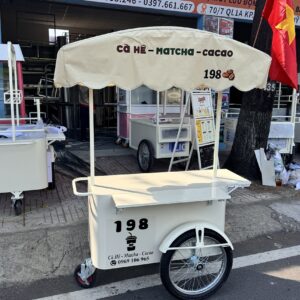 Xe ba bánh bán cafe, trà sữa