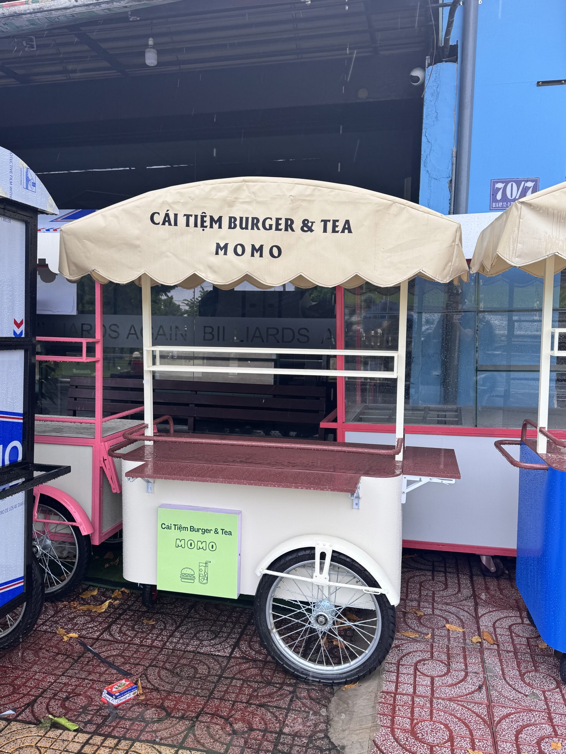 Xe ba bánh bán cafe, trà sữa - Ảnh 15