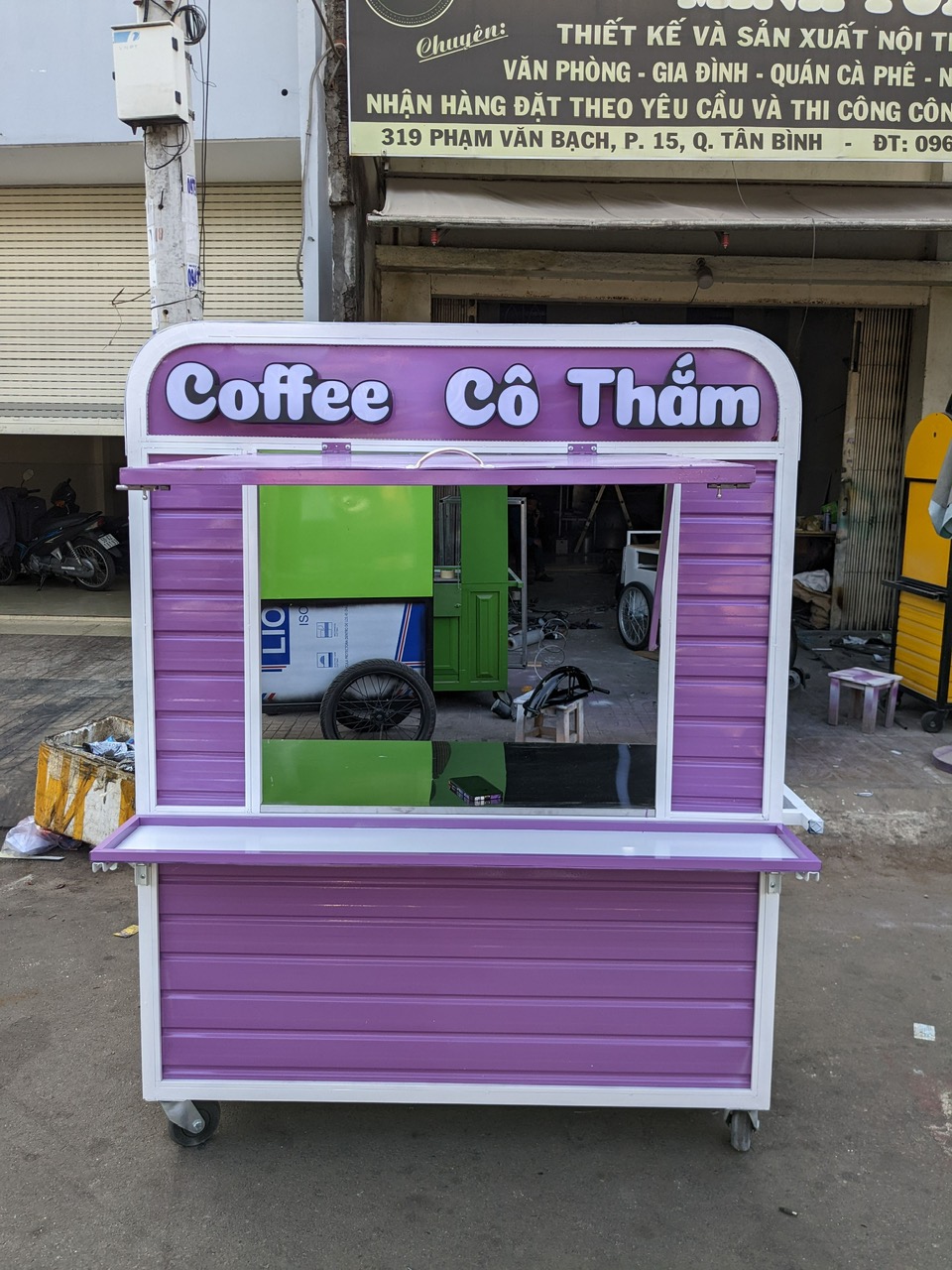 Quầy xe bán cafe lưu động - Ảnh 3