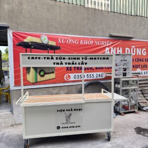 Quầy xe lưu động bán trà
