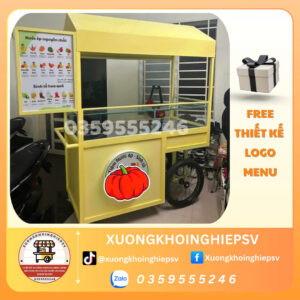 Xe đẩy ba bánh bán nước