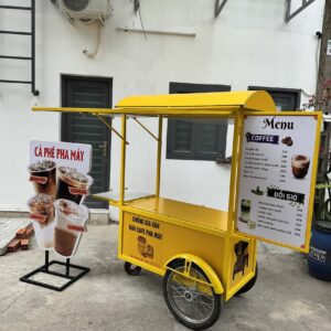 Xe đẩy bán cà phê tiện lợi