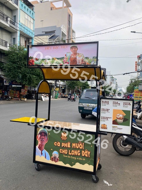 Xe đẩy bán coffee - Ảnh 2