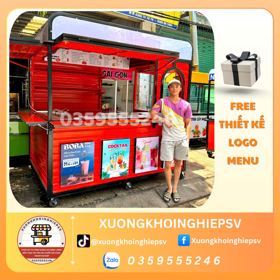 Xe đẩy bán nước