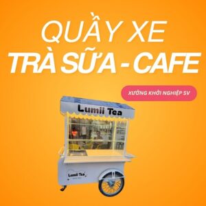 Xe bán trà sữa, cafe