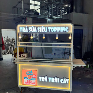 Xe bán trà sữa vỉa hè